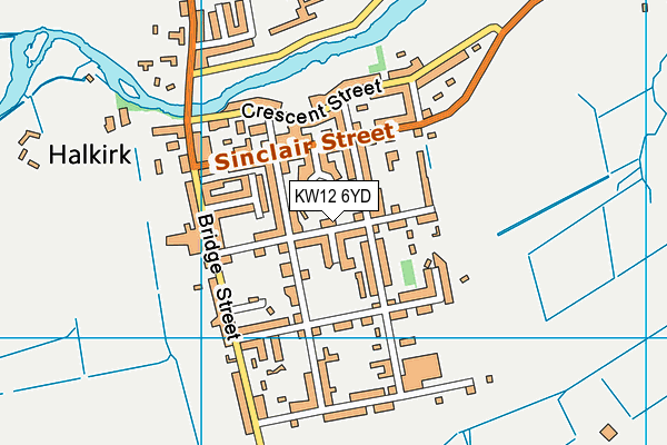 KW12 6YD map - OS VectorMap District (Ordnance Survey) KW12 6YD map - OS VectorMap District (Ordnance Survey)