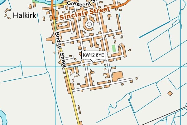 KW12 6YE map - OS VectorMap District (Ordnance Survey) KW12 6YE map - OS VectorMap District (Ordnance Survey)