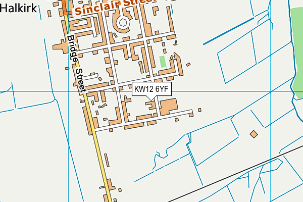 KW12 6YF map - OS VectorMap District (Ordnance Survey) KW12 6YF map - OS VectorMap District (Ordnance Survey)