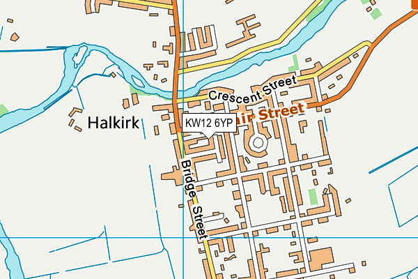 KW12 6YP map - OS VectorMap District (Ordnance Survey) KW12 6YP map - OS VectorMap District (Ordnance Survey)