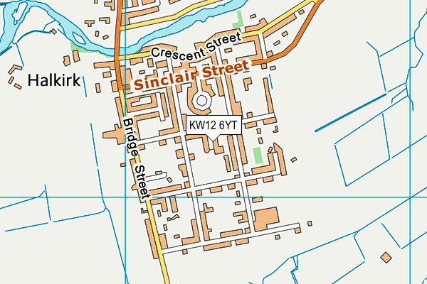 KW12 6YT map - OS VectorMap District (Ordnance Survey) KW12 6YT map - OS VectorMap District (Ordnance Survey)