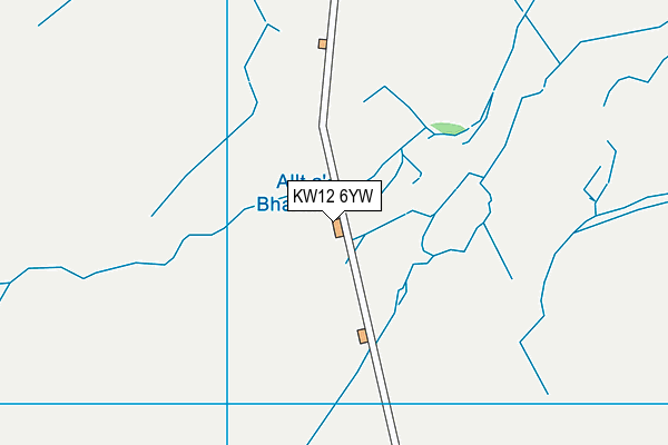 KW12 6YW map - OS VectorMap District (Ordnance Survey) KW12 6YW map - OS VectorMap District (Ordnance Survey)