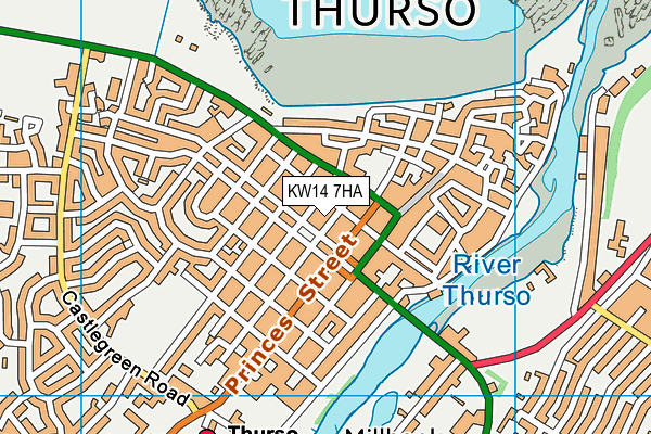 KW14 7HA map - OS VectorMap District (Ordnance Survey) KW14 7HA map - OS VectorMap District (Ordnance Survey)