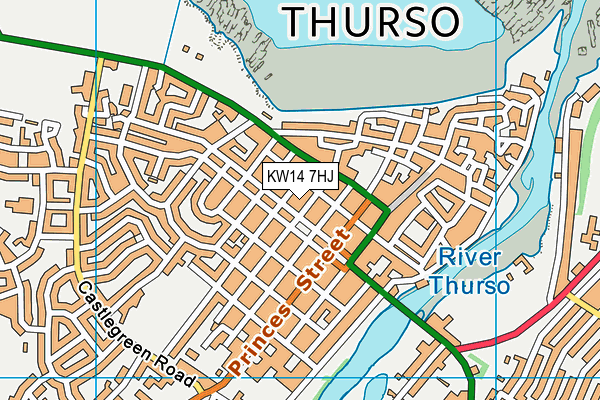 KW14 7HJ map - OS VectorMap District (Ordnance Survey) KW14 7HJ map - OS VectorMap District (Ordnance Survey)