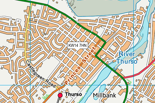 KW14 7HN map - OS VectorMap District (Ordnance Survey) KW14 7HN map - OS VectorMap District (Ordnance Survey)