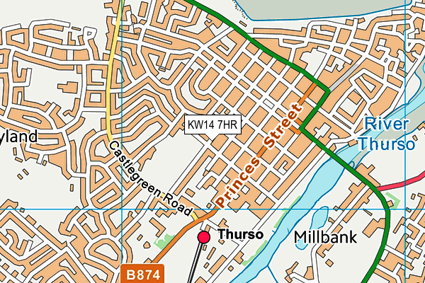 KW14 7HR map - OS VectorMap District (Ordnance Survey) KW14 7HR map - OS VectorMap District (Ordnance Survey)