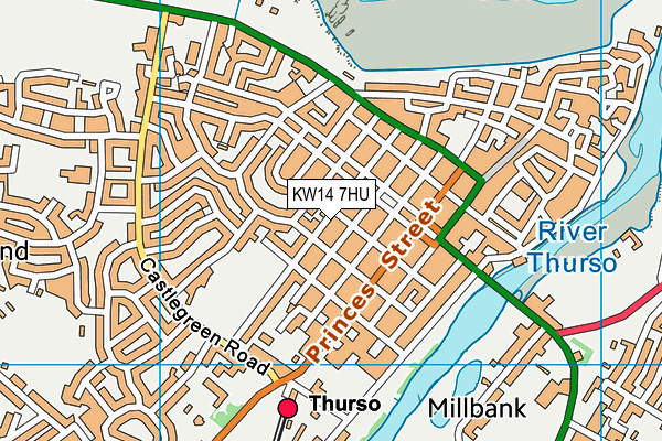 KW14 7HU map - OS VectorMap District (Ordnance Survey) KW14 7HU map - OS VectorMap District (Ordnance Survey)