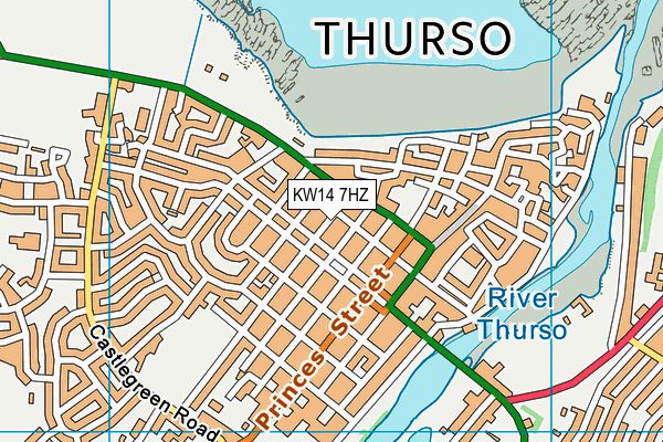 KW14 7HZ map - OS VectorMap District (Ordnance Survey) KW14 7HZ map - OS VectorMap District (Ordnance Survey)