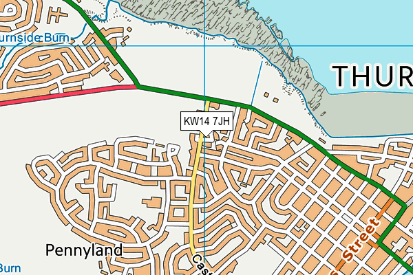 KW14 7JH map - OS VectorMap District (Ordnance Survey) KW14 7JH map - OS VectorMap District (Ordnance Survey)