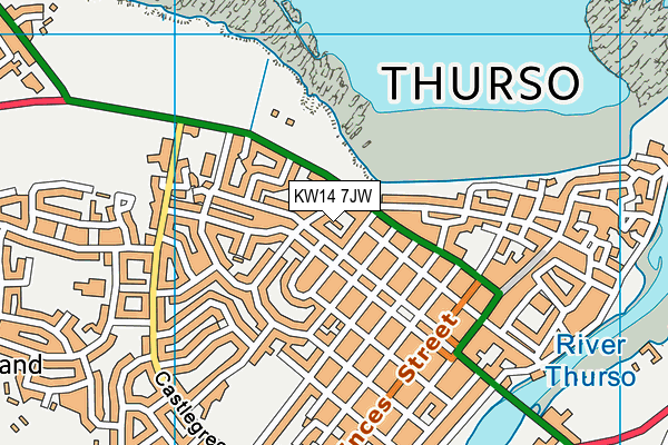 KW14 7JW map - OS VectorMap District (Ordnance Survey) KW14 7JW map - OS VectorMap District (Ordnance Survey)