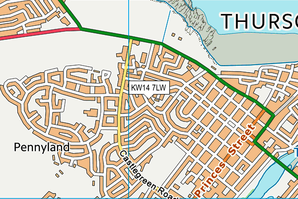 KW14 7LW map - OS VectorMap District (Ordnance Survey) KW14 7LW map - OS VectorMap District (Ordnance Survey)