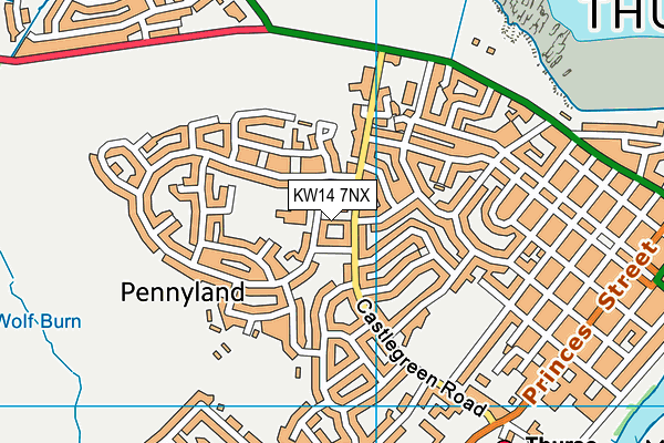 KW14 7NX map - OS VectorMap District (Ordnance Survey) KW14 7NX map - OS VectorMap District (Ordnance Survey)
