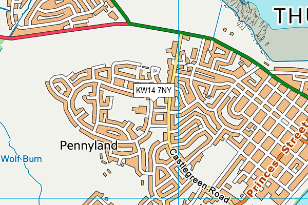 KW14 7NY map - OS VectorMap District (Ordnance Survey) KW14 7NY map - OS VectorMap District (Ordnance Survey)