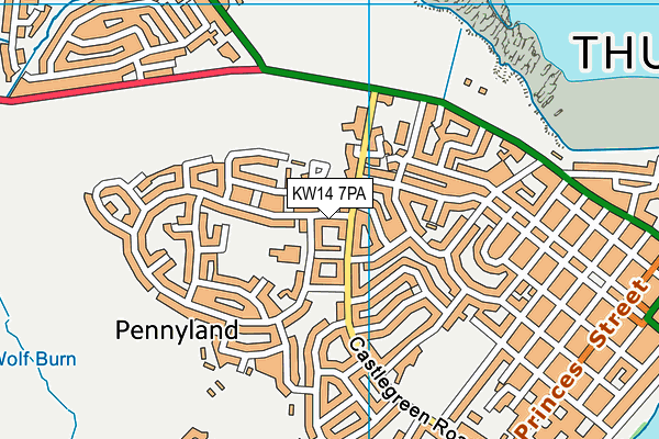 KW14 7PA map - OS VectorMap District (Ordnance Survey) KW14 7PA map - OS VectorMap District (Ordnance Survey)