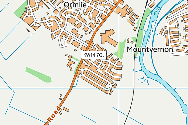 KW14 7QJ map - OS VectorMap District (Ordnance Survey) KW14 7QJ map - OS VectorMap District (Ordnance Survey)