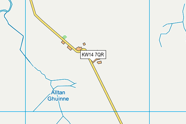 KW14 7QR map - OS VectorMap District (Ordnance Survey)