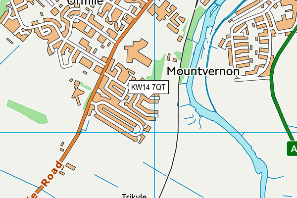KW14 7QT map - OS VectorMap District (Ordnance Survey) KW14 7QT map - OS VectorMap District (Ordnance Survey)