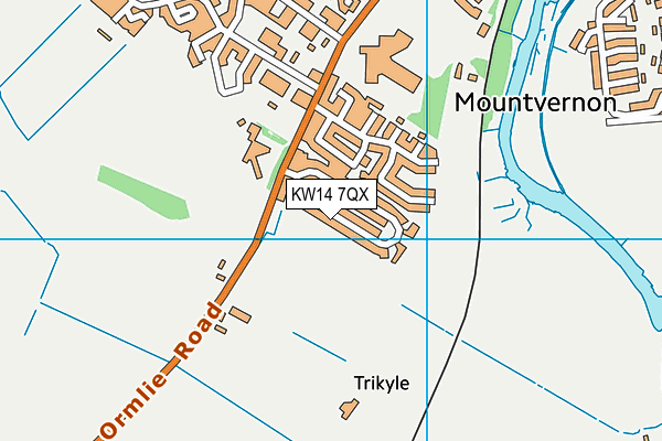 KW14 7QX map - OS VectorMap District (Ordnance Survey) KW14 7QX map - OS VectorMap District (Ordnance Survey)