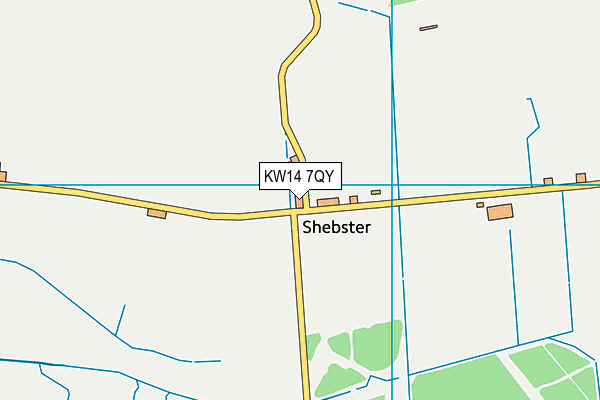 KW14 7QY map - OS VectorMap District (Ordnance Survey) KW14 7QY map - OS VectorMap District (Ordnance Survey)