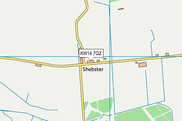 KW14 7QZ map - OS VectorMap District (Ordnance Survey) KW14 7QZ map - OS VectorMap District (Ordnance Survey)