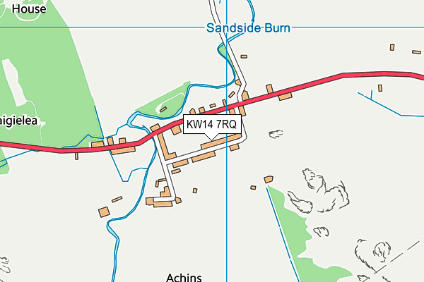 KW14 7RQ map - OS VectorMap District (Ordnance Survey) KW14 7RQ map - OS VectorMap District (Ordnance Survey)
