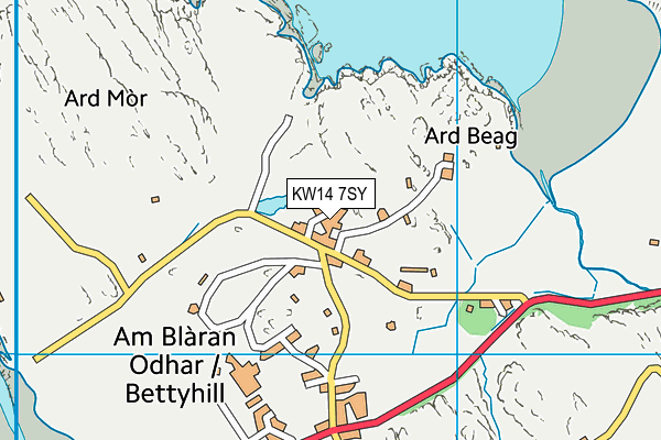 KW14 7SY map - OS VectorMap District (Ordnance Survey) KW14 7SY map - OS VectorMap District (Ordnance Survey)