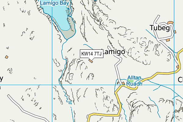 KW14 7TJ map - OS VectorMap District (Ordnance Survey) KW14 7TJ map - OS VectorMap District (Ordnance Survey)
