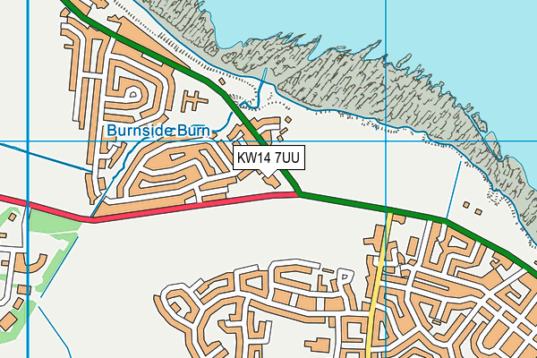 KW14 7UU map - OS VectorMap District (Ordnance Survey) KW14 7UU map - OS VectorMap District (Ordnance Survey)
