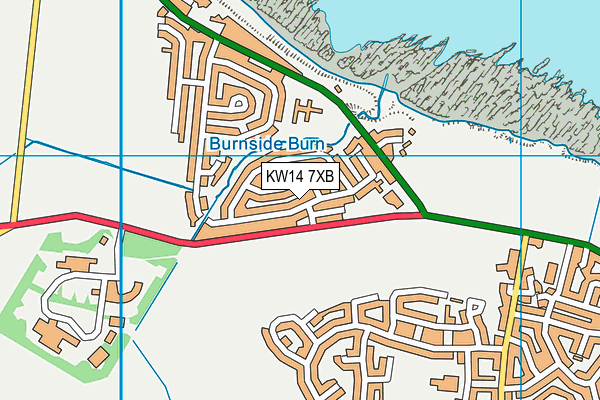 KW14 7XB map - OS VectorMap District (Ordnance Survey) KW14 7XB map - OS VectorMap District (Ordnance Survey)