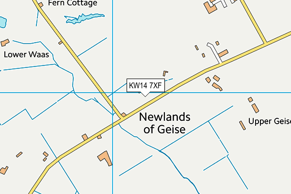 KW14 7XF map - OS VectorMap District (Ordnance Survey) KW14 7XF map - OS VectorMap District (Ordnance Survey)