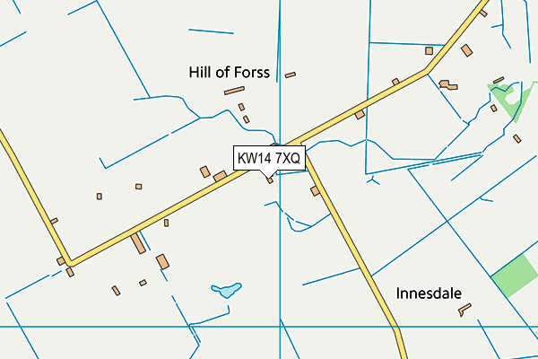 KW14 7XQ map - OS VectorMap District (Ordnance Survey) KW14 7XQ map - OS VectorMap District (Ordnance Survey)