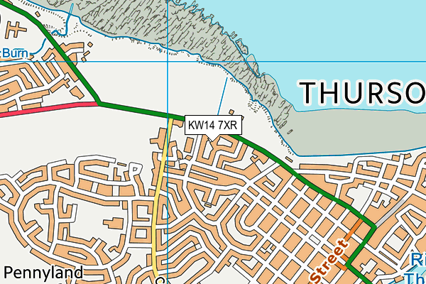KW14 7XR map - OS VectorMap District (Ordnance Survey) KW14 7XR map - OS VectorMap District (Ordnance Survey)