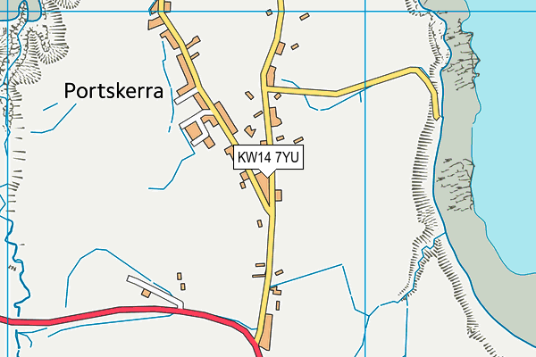 KW14 7YU map - OS VectorMap District (Ordnance Survey) KW14 7YU map - OS VectorMap District (Ordnance Survey)