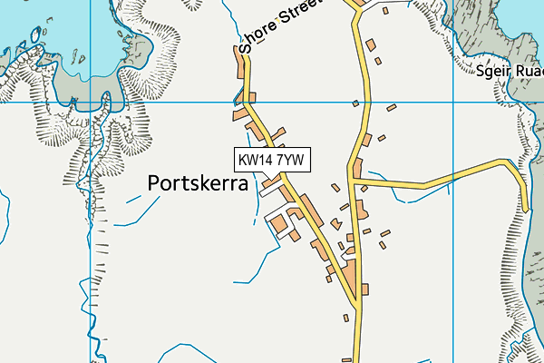 KW14 7YW map - OS VectorMap District (Ordnance Survey) KW14 7YW map - OS VectorMap District (Ordnance Survey)