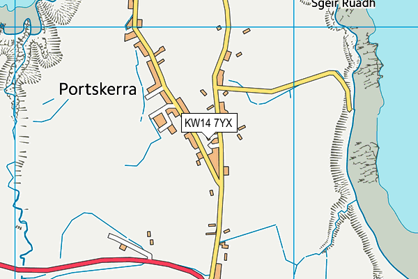 KW14 7YX map - OS VectorMap District (Ordnance Survey) KW14 7YX map - OS VectorMap District (Ordnance Survey)