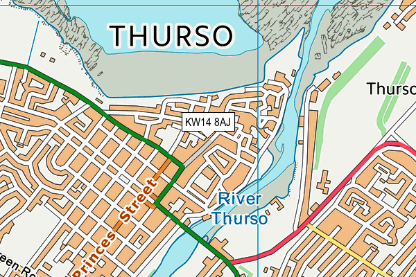 KW14 8AJ map - OS VectorMap District (Ordnance Survey) KW14 8AJ map - OS VectorMap District (Ordnance Survey)