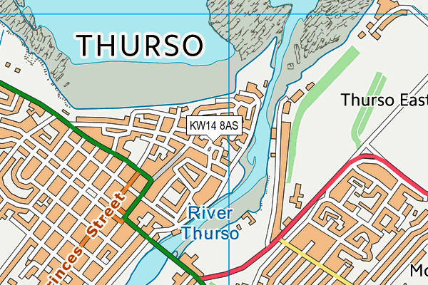 KW14 8AS map - OS VectorMap District (Ordnance Survey) KW14 8AS map - OS VectorMap District (Ordnance Survey)