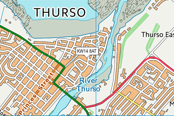 KW14 8AT map - OS VectorMap District (Ordnance Survey) KW14 8AT map - OS VectorMap District (Ordnance Survey)