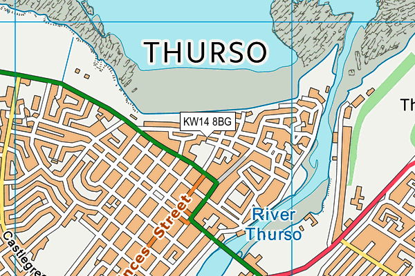 KW14 8BG map - OS VectorMap District (Ordnance Survey) KW14 8BG map - OS VectorMap District (Ordnance Survey)