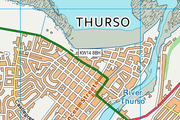 KW14 8BH map - OS VectorMap District (Ordnance Survey) KW14 8BH map - OS VectorMap District (Ordnance Survey)