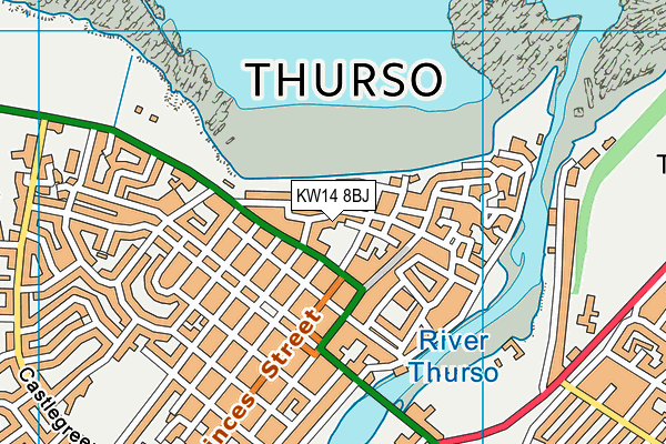 KW14 8BJ map - OS VectorMap District (Ordnance Survey) KW14 8BJ map - OS VectorMap District (Ordnance Survey)