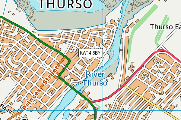 KW14 8BY map - OS VectorMap District (Ordnance Survey) KW14 8BY map - OS VectorMap District (Ordnance Survey)