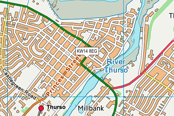 KW14 8EG map - OS VectorMap District (Ordnance Survey) KW14 8EG map - OS VectorMap District (Ordnance Survey)