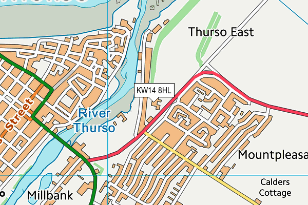 KW14 8HL map - OS VectorMap District (Ordnance Survey) KW14 8HL map - OS VectorMap District (Ordnance Survey)
