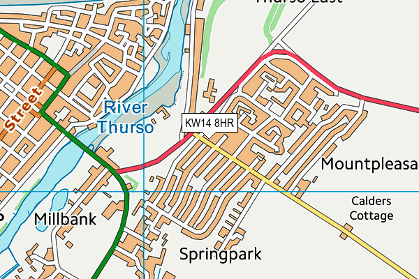 KW14 8HR map - OS VectorMap District (Ordnance Survey) KW14 8HR map - OS VectorMap District (Ordnance Survey)