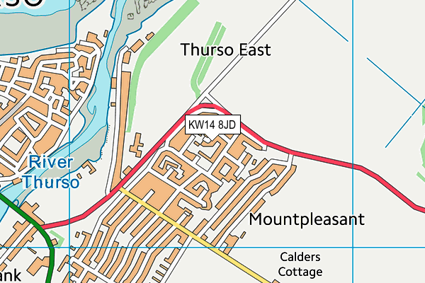 KW14 8JD map - OS VectorMap District (Ordnance Survey) KW14 8JD map - OS VectorMap District (Ordnance Survey)