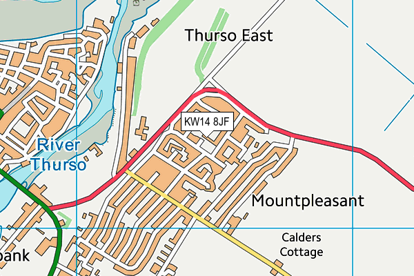 KW14 8JF map - OS VectorMap District (Ordnance Survey) KW14 8JF map - OS VectorMap District (Ordnance Survey)