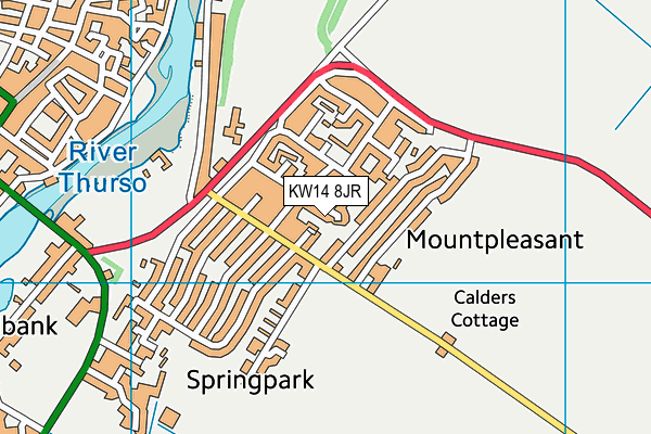 KW14 8JR map - OS VectorMap District (Ordnance Survey) KW14 8JR map - OS VectorMap District (Ordnance Survey)