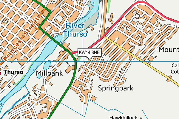 KW14 8NE map - OS VectorMap District (Ordnance Survey) KW14 8NE map - OS VectorMap District (Ordnance Survey)