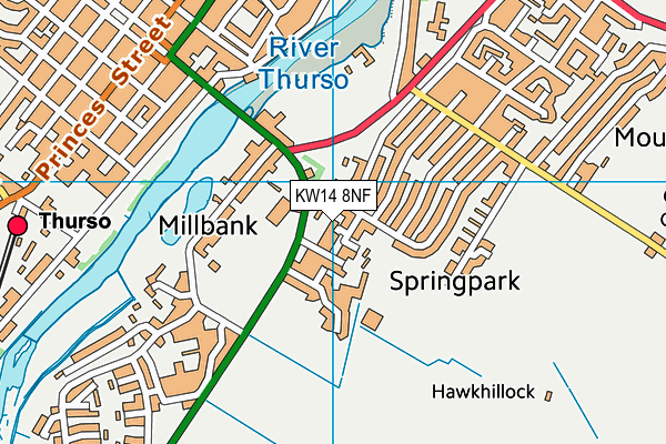 KW14 8NF map - OS VectorMap District (Ordnance Survey) KW14 8NF map - OS VectorMap District (Ordnance Survey)
